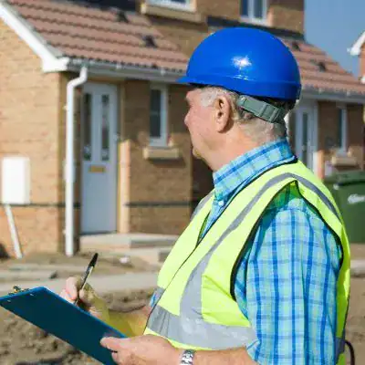 What is the minimum distance between 2 houses? 3 image of surveyor at Faulkner Party wall surveyors Romford : Minimum Distance between two houses Romford